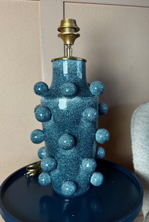 Blauwe bollen lamp VERKOCHT