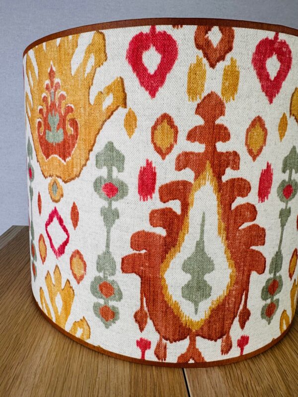 ikat 2 Oranje Ikat lampenkap