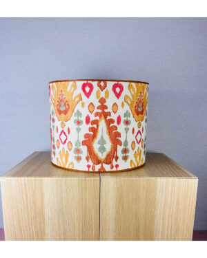 Oranje Ikat lampenkap