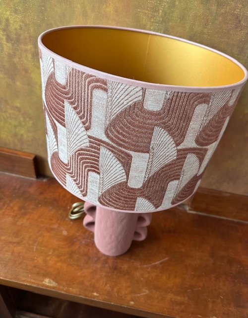 Roze lamp met drie oren VERKOCHT