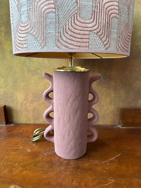 Roze lamp met drie oren VERKOCHT