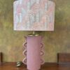 Roze lamp met drie oren VERKOCHT