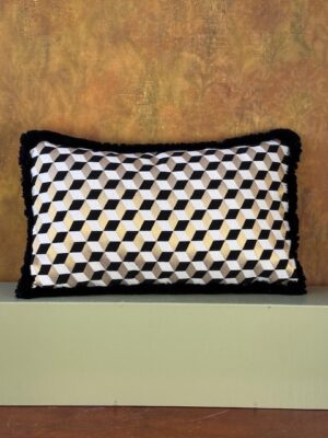 Zwart gouden sierkussen