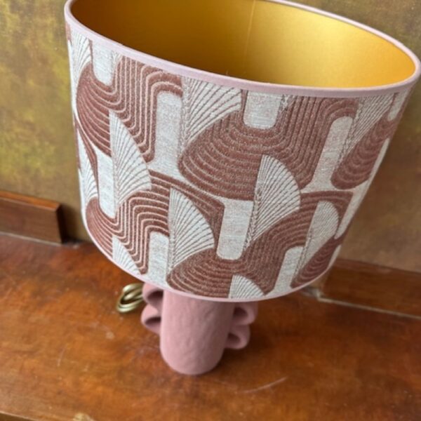 fqiznq.jpg Roze lamp met drie oren VERKOCHT