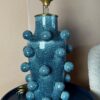 hs0icg.jpg Blauwe bollen lamp VERKOCHT